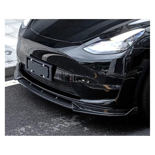 Divisor de parachoques para Tesla Model Y 2019-2023 texturizado carbono 6