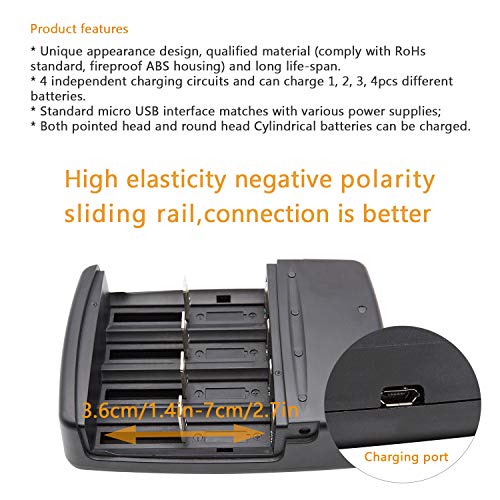 Ultracell Usb Universal Smart Battery Charger For 14500 3.2V Aa 700Mah Lifepo4 Batteries #TOP4