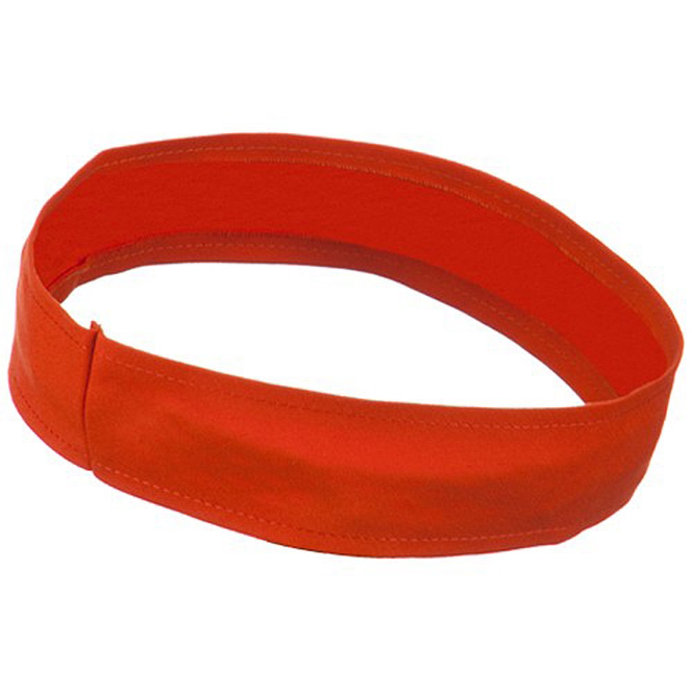 e4Hats.com Stretchable Brushed Twill Hat Band - Orange OSFM
