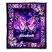 Toyshea Butterfly Blanket Personalized for Women Girls Kids Baby Toddler Newborn Teen 30