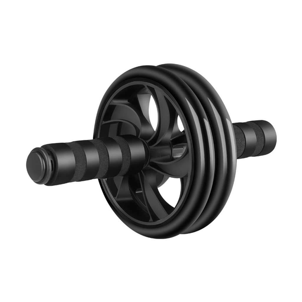 NUELLO Perfect Fitness Abs Workout Ab Roller Wheel,Abdominal Exercise Dual Wheel No Noise with Knee Pad Mat for Home Gym