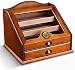 Humidor do cygar Humidor biurkowy, higrometr, osuszacz, przechowywanie partycji w pudełku na cygara
