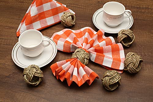 Seagrass Napkin Rings Set Of 12, Napkin Ring Holder For Thanksgiving, Christmas, Party Decoration, Dinning Table, Everyday Gatherings, Napkin Rings Bulk #TOP3