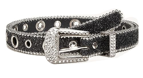 Ceinture en cuir avec strass ajustable pour sublimer vos robes