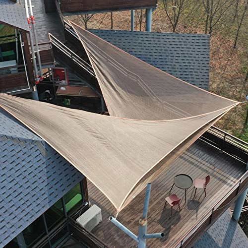 Voile d'ombrage de 2m à 7m avec protection solaire rectangulaire pour grand jardin