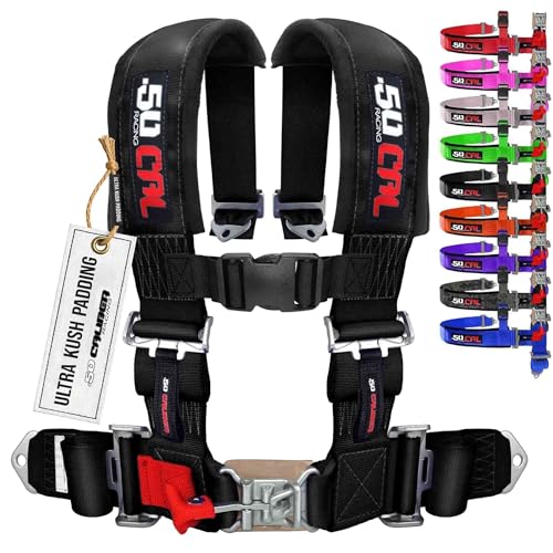 50 Caliber Racing 4-Point UTV Harness with Padding