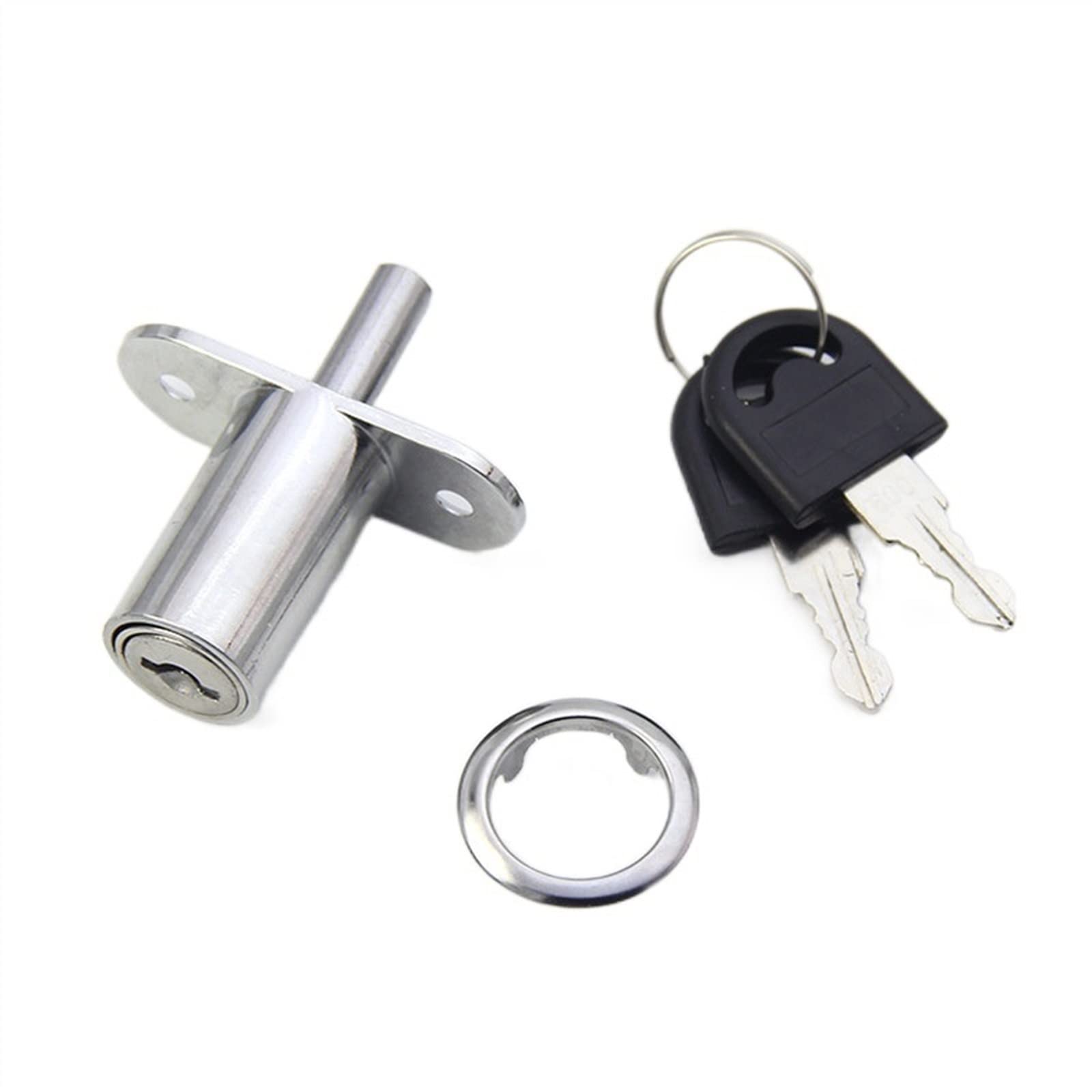 Utili serrature a cilindro a camma 23/32mm linguetta porta chiavistello armadio in legno armadio porta scorrevole con chiave hardware for mobili in lega 1 pezzo (Size : 32mm)