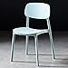 Chaise à Manger Chaise de Plastique Minimaliste Nordique Chaises de Salle à Manger épaissie Dossier for la Cuisine Cuisine Creative Casual Home Table à Manger et Chaise Chaise (Color : Color)