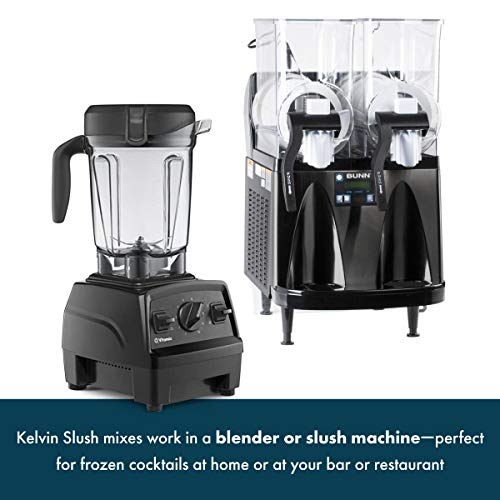 Kelvin Slush Co. – Organic Frozen Cocktail & Slush Mix – Award-Winning Slush Machine & Blender Mix, Bars, Restaurants, At Home - Cola - 2 Pack