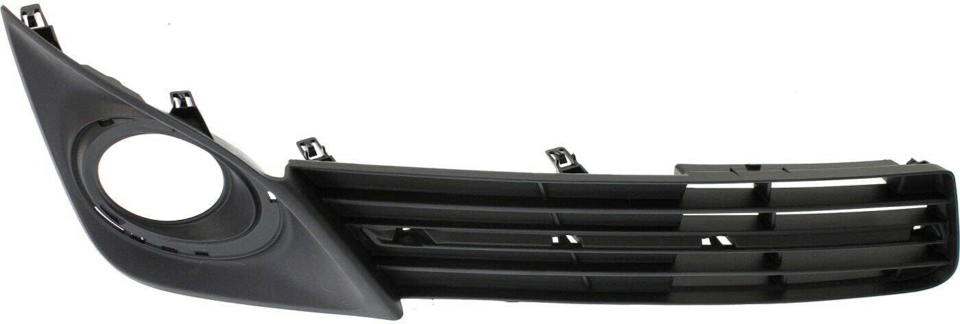 DAT AUTO PARTS Front Left Driver Side Bumper Insert Fog Light Bezel Molding Cover Grille Trim Replacement for 2012-2014 Toyota Camry SE Black Textured Plastic TO1039149 5212706290