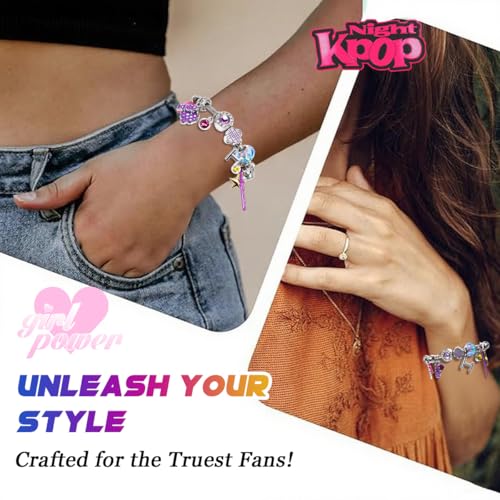 AICase for Kpop Bracelets Merch Gifts Toys Stuff Inspired Bracelets Friendship K_Pop Outfit Cosplay Costume Merchandise Jewelry Gifts for Fans Women Birthday Christmas Stocking by AICase - Used condition - Image 6