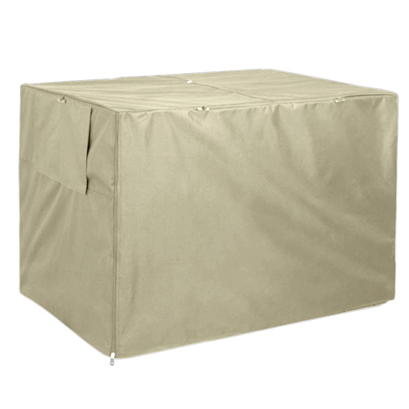 Cubierta para Jaula para Perros Al Aire Libre, Cubierta Duradera para Jaula para Perros, Tela Oxford 210D, Cubierta para Perrera para Mascotas, Parasol Impermeable, 31,1x20,9x20,0 Pulgadas(beige)