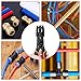 Disconnect Tongs Tool with Depth Gauge and Pipe Deburring Tool Combination Set, Push to Connect Removal Clamp, Disconnect Tool for Pipe Fittings 3/8 Inch to 1 Inch,PEX Pipe, Copper, CPVC, PE-RT, HDPE