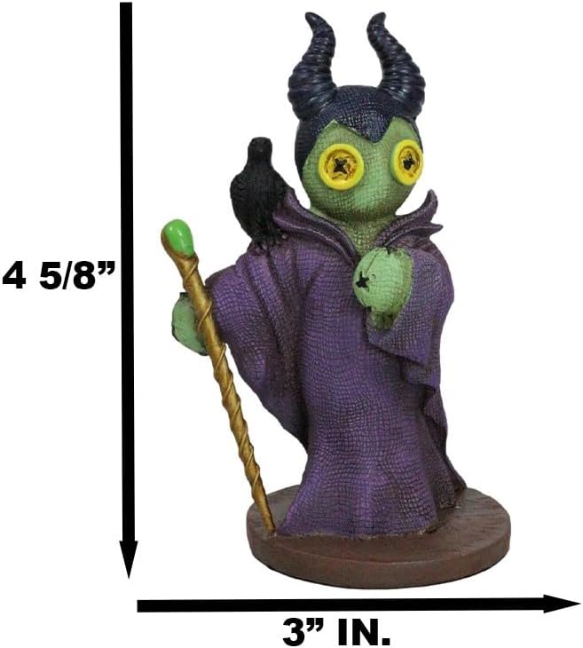 Miniatura 6 de Ebros - Figura de monstruo Pinheadz con puntadas de vudú para Halloween, estatua coleccionable de fantasía, seres míticos, no-muertos, Apocalipsis,