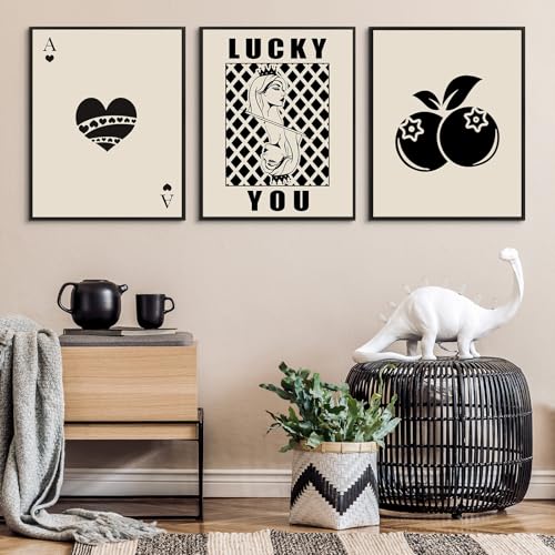 Toile encadrée Poker Reine de Cœur pour habiller un mur vide avec style