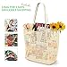 KALIDI Reusable Grocery bag, 2 Packs Large Tote Bag 15