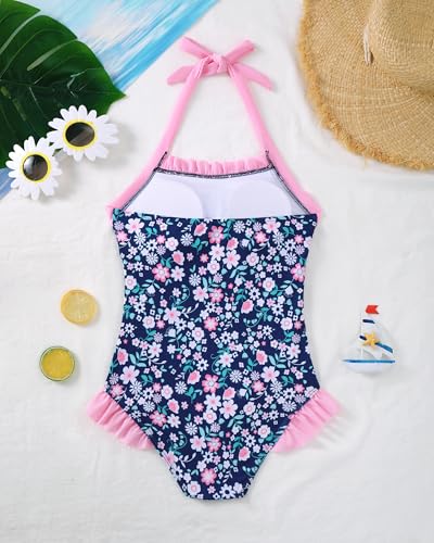 Image of Mioglrie Kids Girls Swimsuit One Piece Bathing Suits Girls' Swimwear 7-14Y