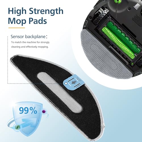 Image of 4 Pack Replacement Mop Pad for iRobot Roomba Combo i5+ /i5 /j5+ /j5 Robot