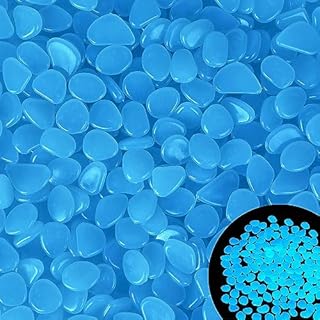 BETAM Glow in The Dark Stones Blue 200PCS