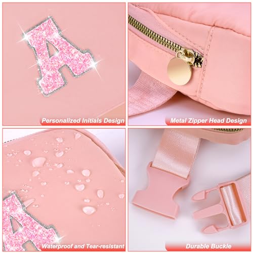 Image of Uygafly Gift for Teen Girls Kids Daughter Her - Birthday Gifts for 3 4 5 6 7 8 9 10 11 12 13 Year Old Girls,Fanny Pack Crossbody Bag Purse Belt Bag Cute Trendy Stuff | Peach,A