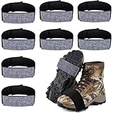 RunNico 8 Pcs Hunting Boot Scent Pad, Elastic Deer Attractant Scent Felt, Deer Urine Boot Pads for Outdoor Efficient Hunting Attract Prey Accessories