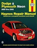 Dodge & Plymouth Neon (00-05) Haynes Repair Manual (Does not include information specific to SRT-4 models. Includes thorough vehicle coverage apart from the specific exclusion noted)