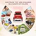 AGSIXZLAN Little Red Truck Toy for Toddlers 2 3 4 5 6 7 8 Year Old Boys Girls,1:32 Alloy Toddlers Car Toy Driveable,Car Door Can Open,Toy Trucks for Kids Easter Christmas Birthday Gifts