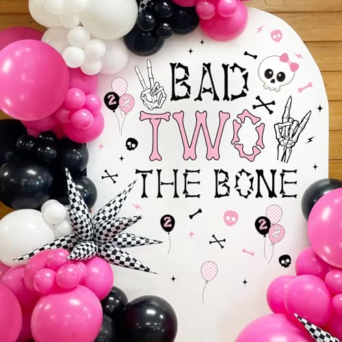 Décorations de fête Bad 2 The Bone pour habiller un mur d'anniversaire musical