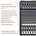 12-Channel Audio Mixer with 99 Sound Effects for PC,Portable Sound Mixing Console with Bluetooth USB Recording Input for Live Streaming,Podcasting,DJ Show (12-channel)