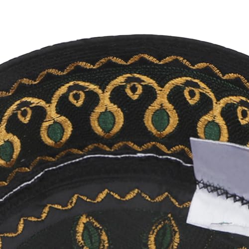 Islamic Men Prayer Kufi Hat Muslim Arabian Embroidered Skull Cap Arab Indian Religious Praying Cap Ramadan Eid Gift4