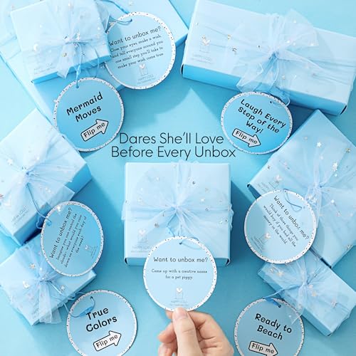 Image of HAPPY LOLLI LolliBox Birthday Gift Set for Tween & Teen Girls Ages 8-15, Ready to Gift, 8 Individually Wrapped Gifts