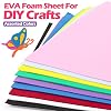 Ctosree 400 Pcs Pack Foam Sheets Crafts 8.5 x 5.5 Inch EVA Foam Paper Assorted Colors Thick Handcraft Sheets for DIY Craft Projects Classroom Scrapbooking (Classic Color) #2
