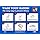 NMC WH6RB WASHING YOUR HANDS, Sign, 10X14, RIGID PLASTIC