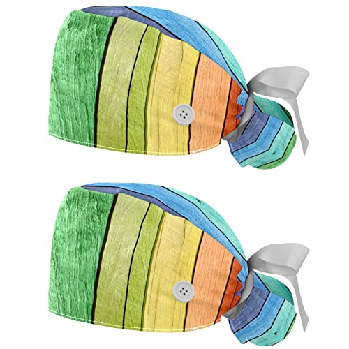 Chapeaux de travail respirants JDEZ lot de 2 casquettes bouffantes