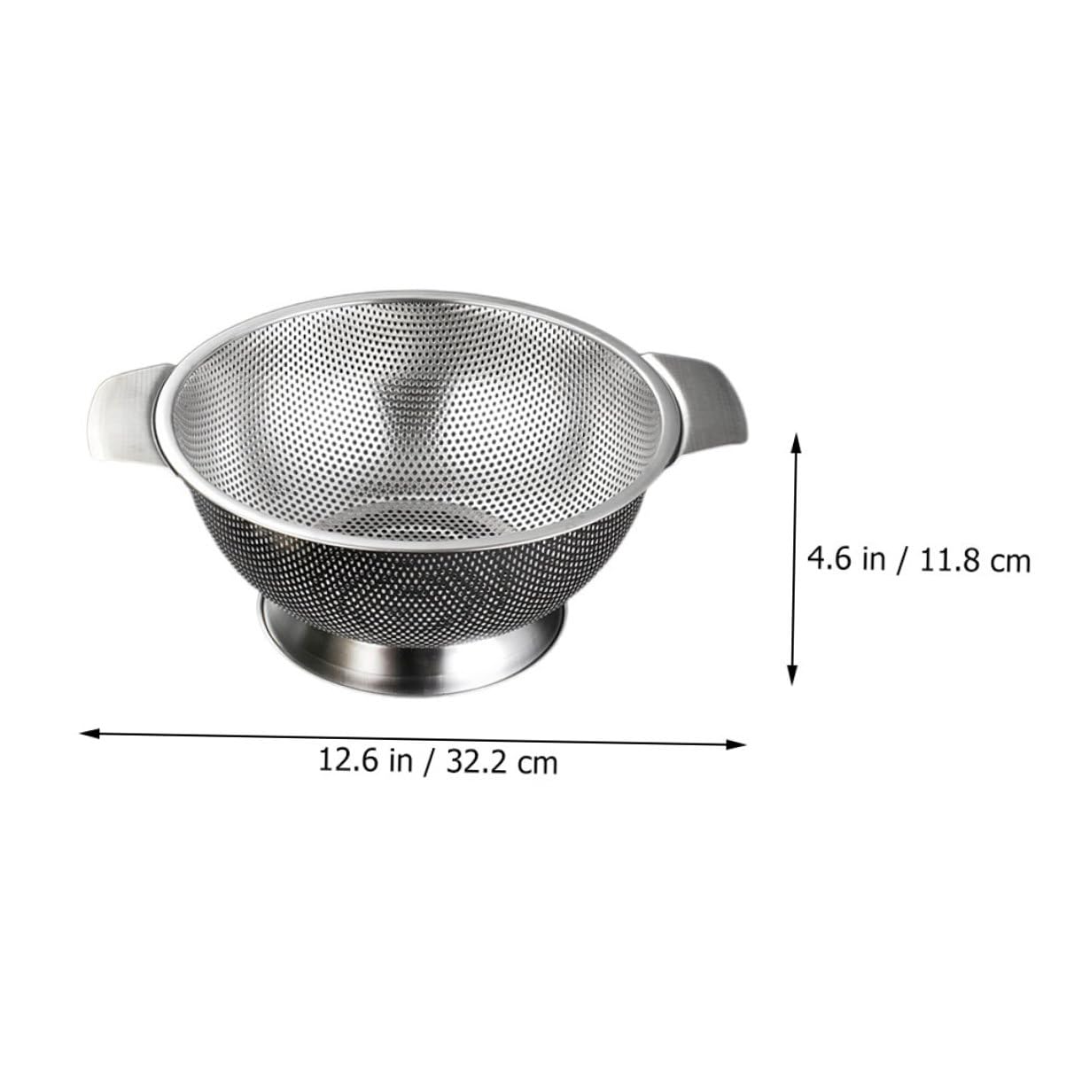 DOITOOL Colador de Arroz Resistente y Práctica de Acero Inoxidable Malla Fina para Limpiar y Escurrir Arroz y Frutas Cesta de Drenaje Cocina