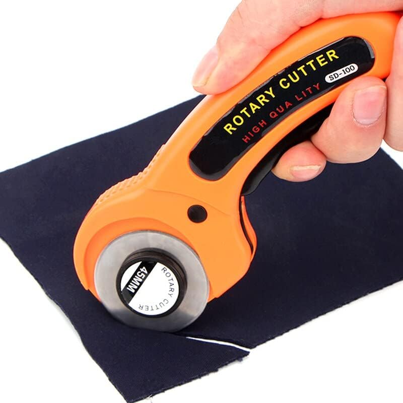 Nonvor 5Pcs Rotary cutter Kit Sewing Tools Hand Cutting Knife Set Patchwork Ruler Cloth Knife Ruler DIY Tool A4 Cutting Pad