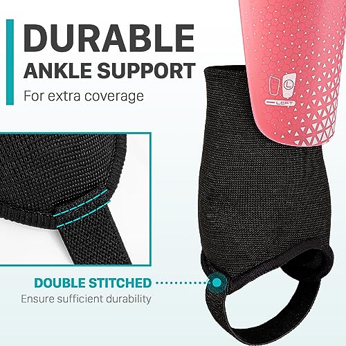 Northdeer Football Shin Pads, Kids Adults Shin Guards with Ankle Protection - Image 4
