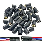 Amass 10Pairs MT60 3.5mm 3 Pins Bullet Connector Male Female with Housing for RC ESC Motor Car Boat Quad …