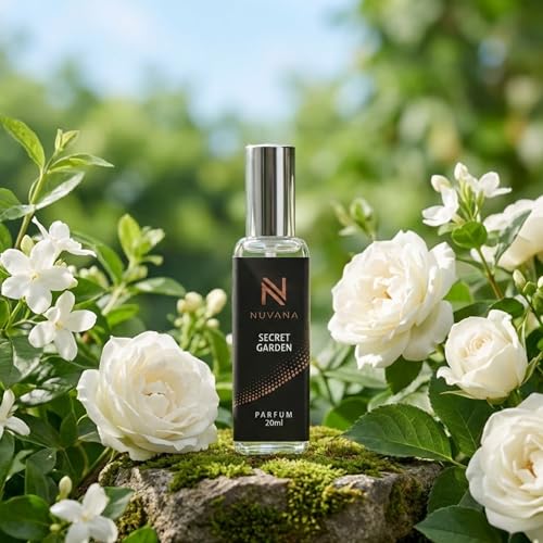 Image of Secret Garden Luxury Parfum | Unisex White Floral Fragrance | Premium Pocket Size Perfume | Travel Friendly Everyday Wear