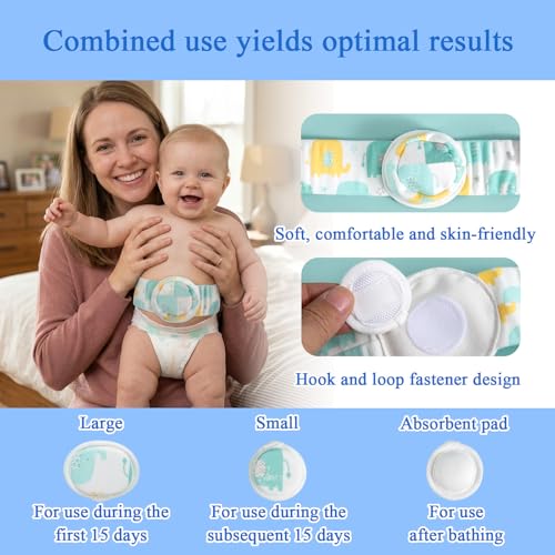 Baby Belly Button Band, Parches Impermeables para Infantes miniatura 4