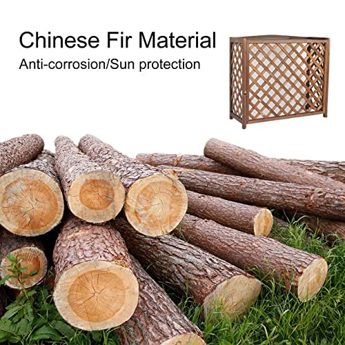 YANXI Copricondizionatore per Esterno in Legno