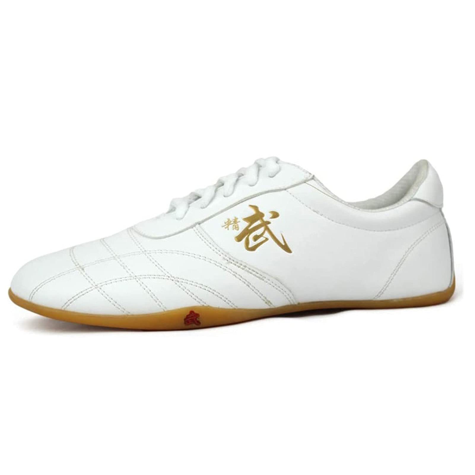 fayengan Taekwondo Shoes, Unisex Taekwondo Martial Arts Shoes Lightweight Boxing Kung Fu Tai Chi Sport Shoes for Children Adults Kids (Color : White, Size : 36 EU)