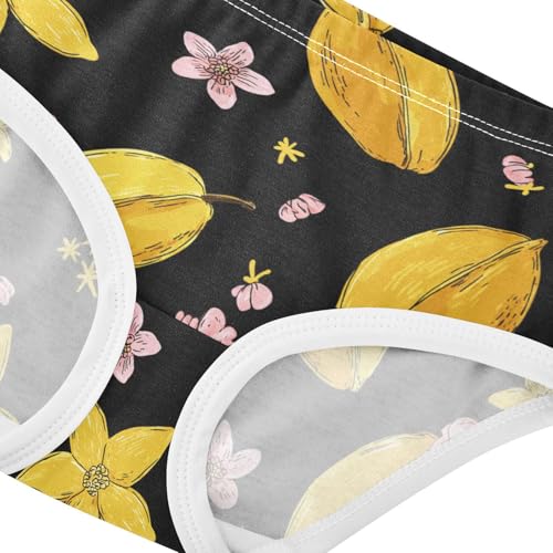 Wusikd Star Fruits Girls' Underwear Cotton Girls Briefs Soft Toddler Underwear 2T4