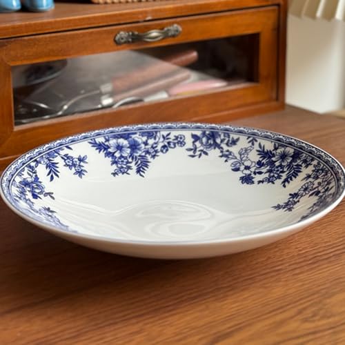 アンティーク花柄プレート　大皿　深皿 オールドミカサ MIKASA gardenClub springBouquet oven 27cm 花