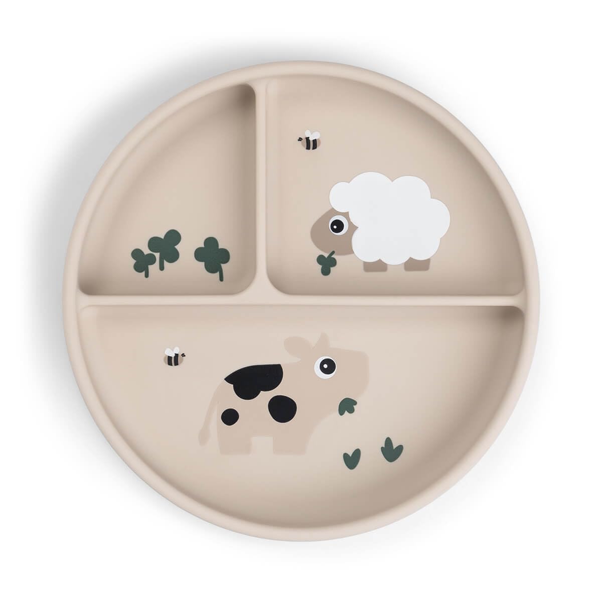 Done by Deer Stick&Stay Tiny Farm assiette design scandinave sable