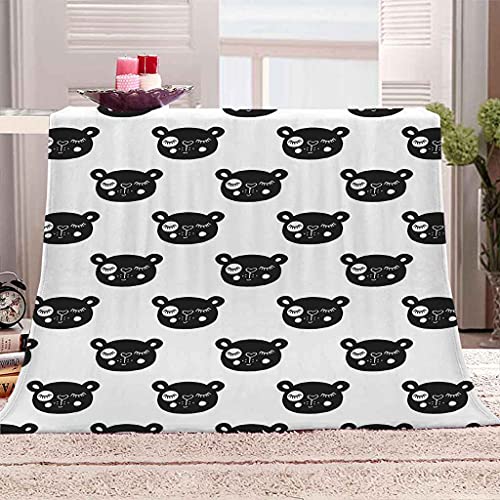 Couverture polaire chaude impression 3D microfibre toutes saisons
