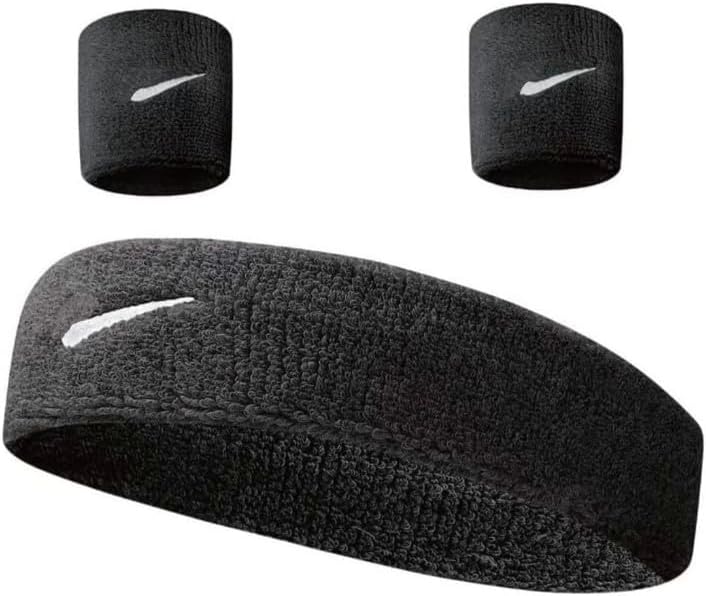 Shree Sports Combo of Wrist Band & Head Band Wrist Band Combo Black Colour