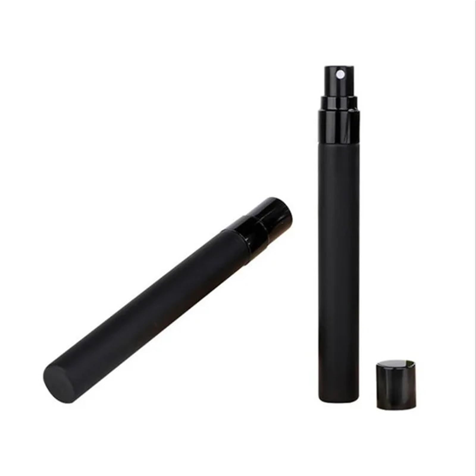 WEOKDFHA Empty Spray Bottle 5PCS Portable Black Perfume Bottle Glass Empty Cosmetics Sample Test Tube Travel Cosmetic Tool