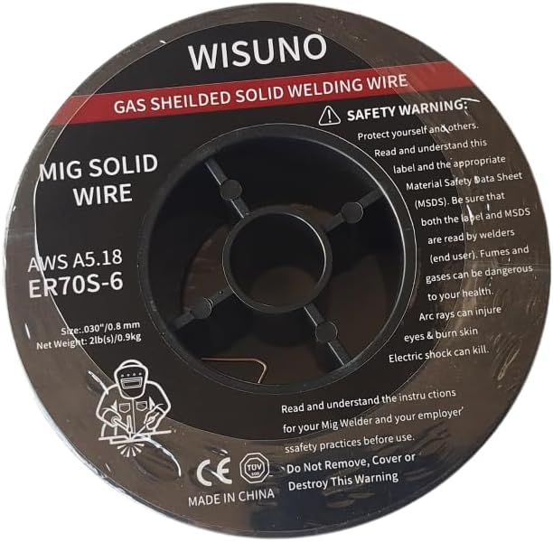 Mild Steel MIG Welding Rods,ER70S-6 TIG Filler Rod .030"/0.8mm 2LB Welding Wire