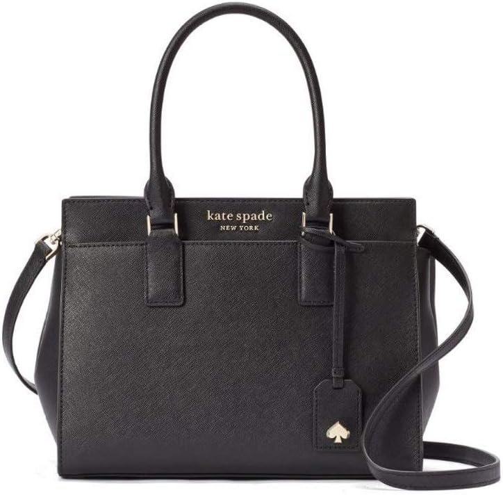 Kate Spade New York Cameron Medium Satchel Purse (Black 001)